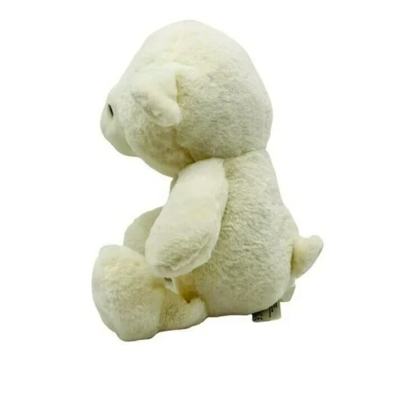 Kellytoy White Lamb Rattle Plush Crinkle Ears Cream Stuffed Animal Easter 11” - Picture 5 of 10